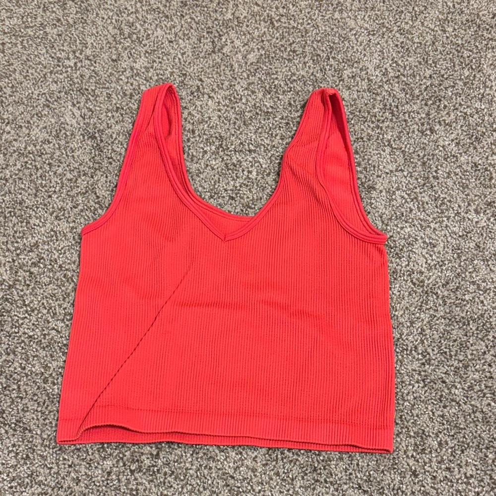 Cotton On Red Crop Top